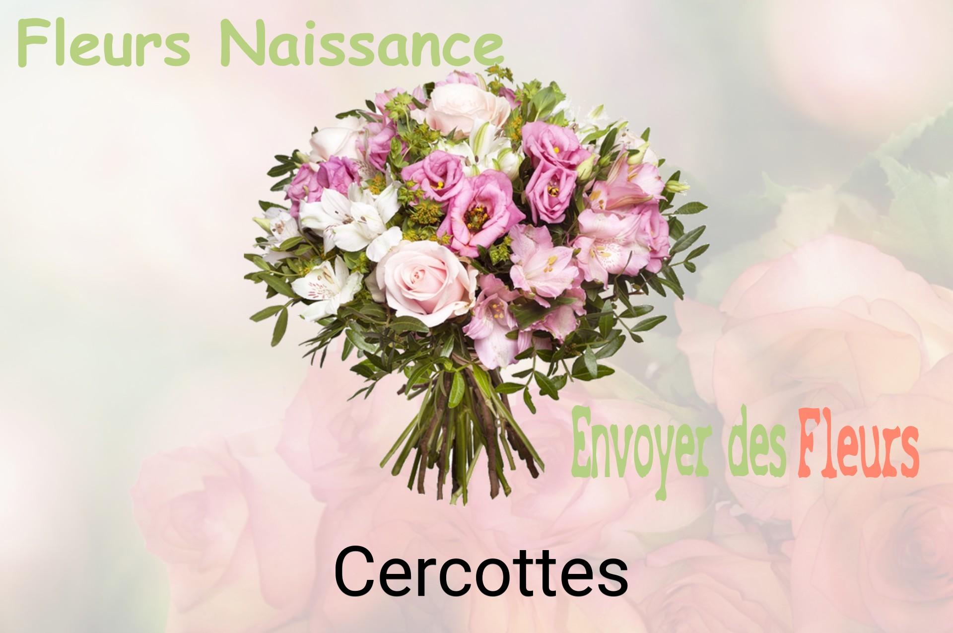 Bouquet de fleurs de naissance livré à Cercottes